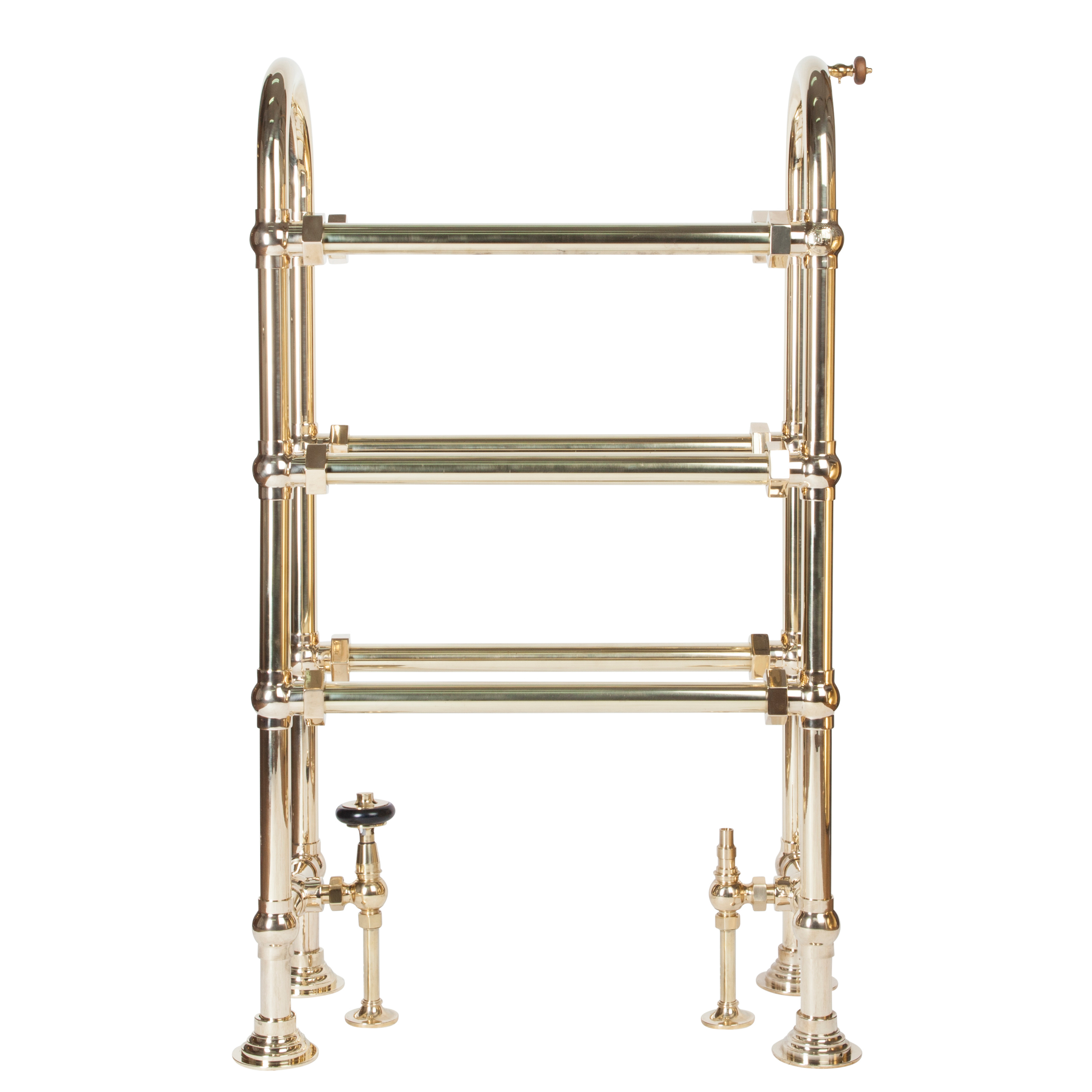 Heritage Hooped Towel Rail In Brass